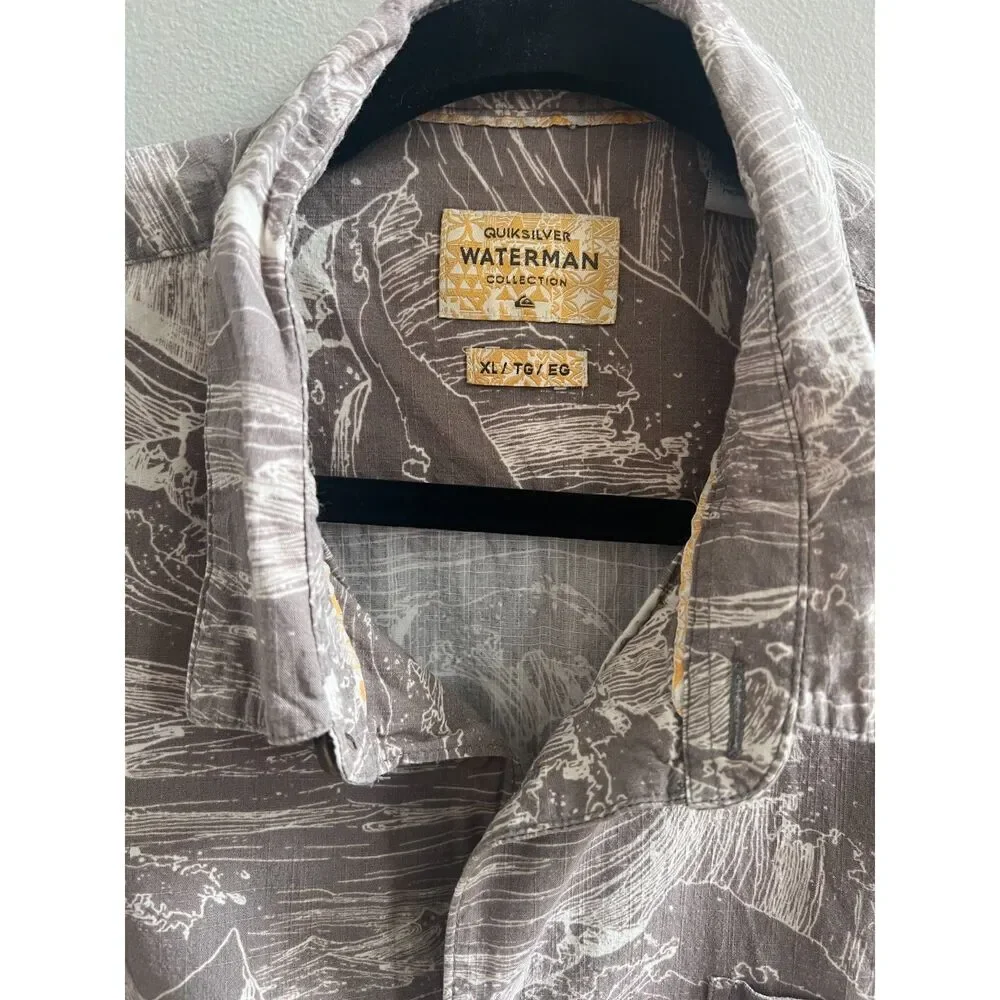 Quiksilver Waterman Collection Shirt – Size XL - Picture 5 of 5